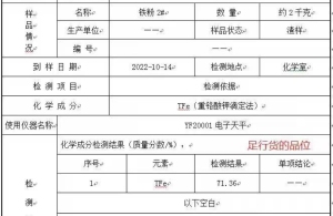 长期出售原厂氧化皮，含量71左右