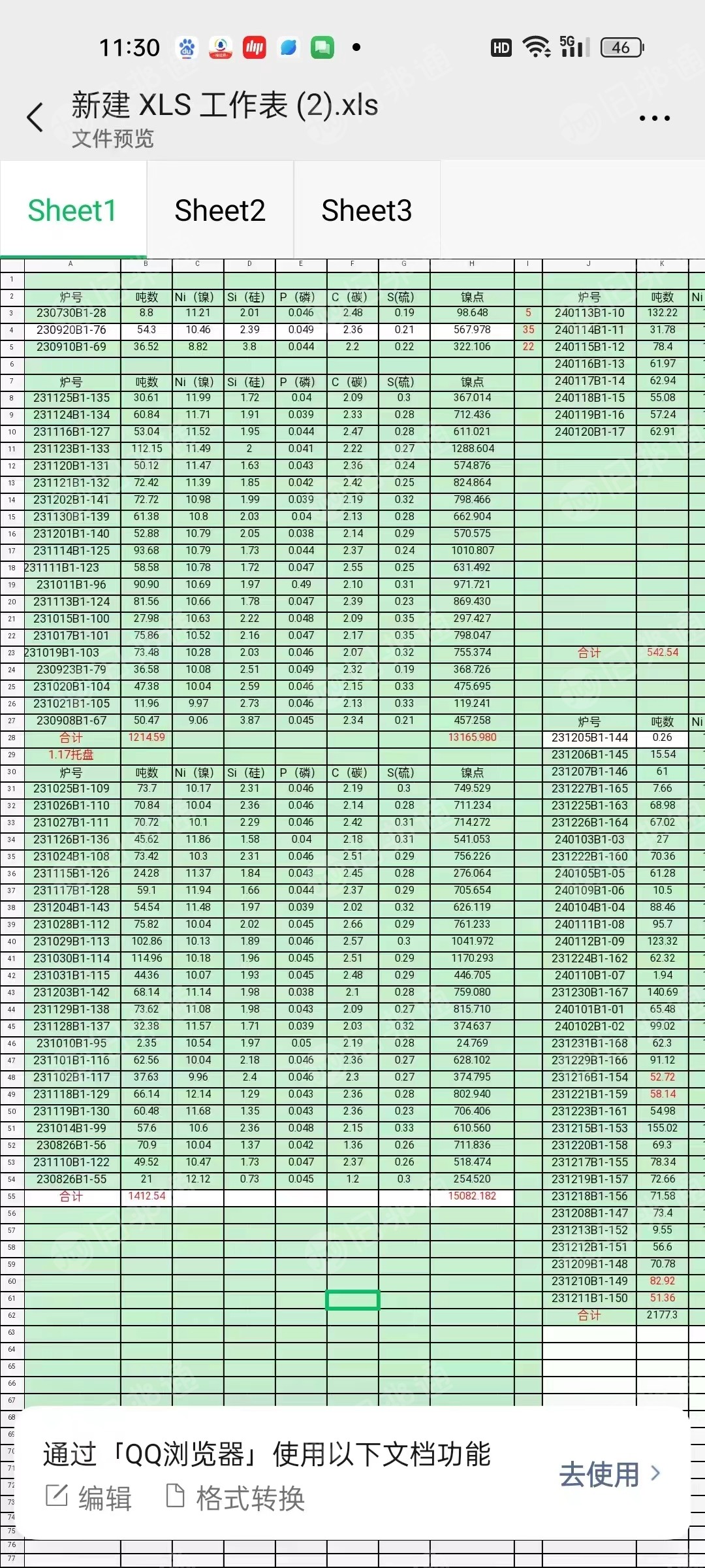 出售库存镍铁,10个左右镍