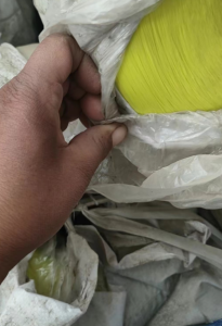 低价处理库存杂色丙纶纱线20多吨