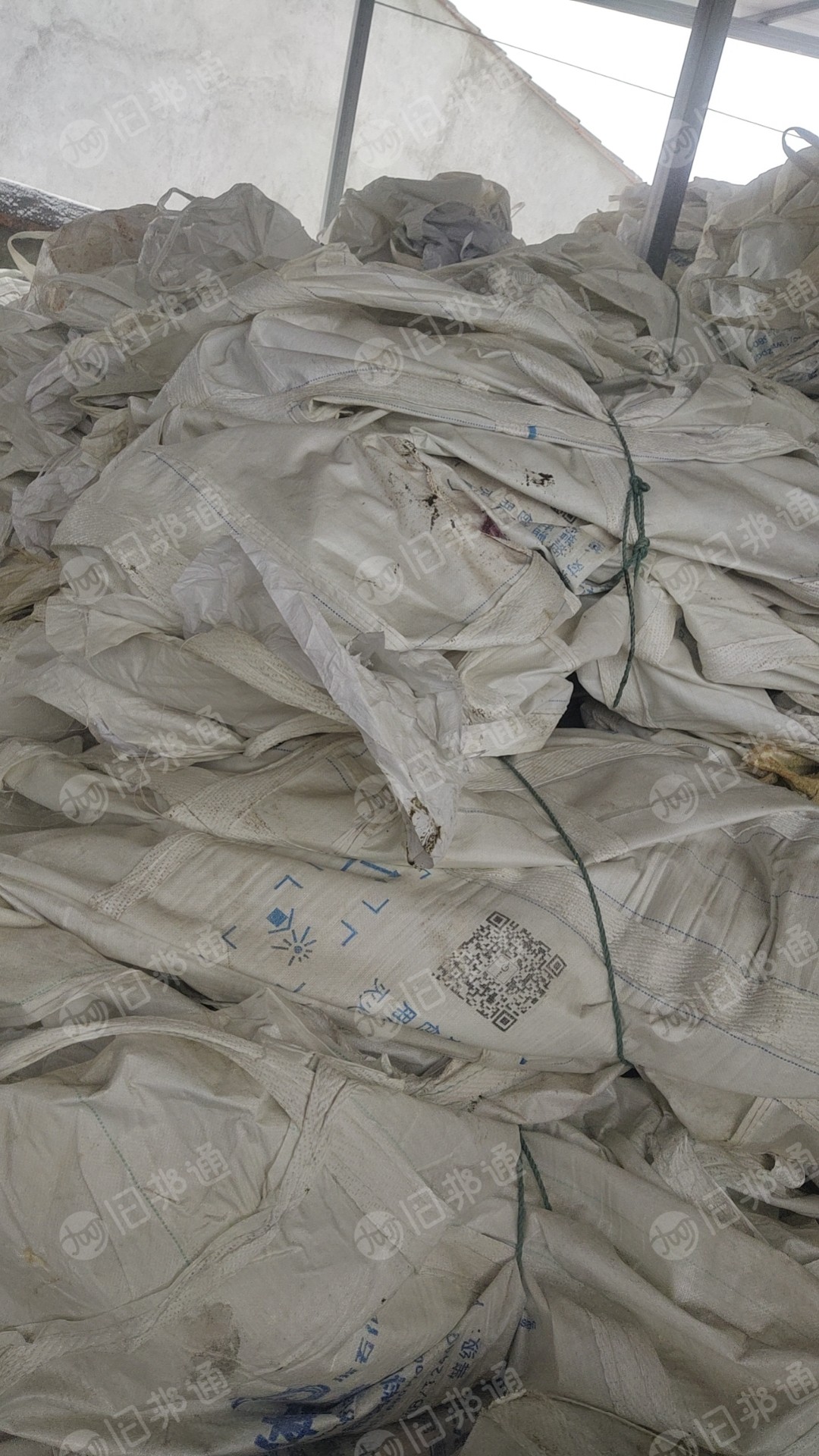 40吨废旧吨袋，4000多条二手可利用的吨袋，规格1米*1.2米