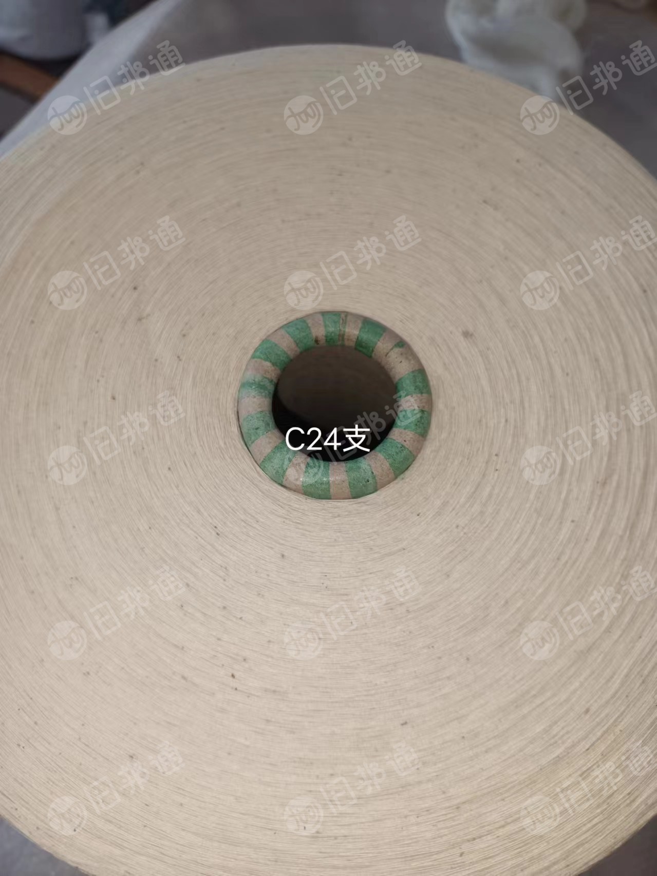 出售库存全棉24支环纺7吨半棉纱