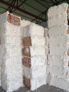 出售卫生纸边角料压块