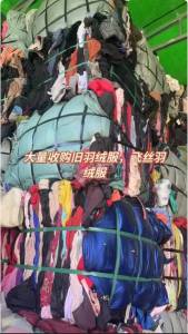 长期收购羽绒服，羽丝，拉链