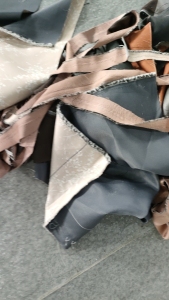 窗帘碎布料，窗帘下脚料，涤纶废布，出售