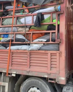 长期供应花色箱包里布开花料