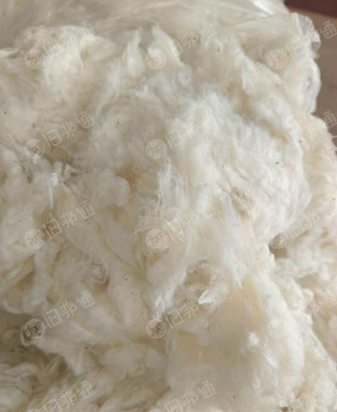 供应大厂回用顶级三丝棉180吨(含百分之三十长绒棉)，长度很好，三丝薄膜很少，颜色白，直接纺纱，絮棉