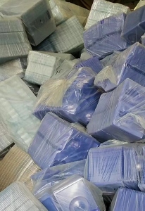 PVC吸塑盒打包料，吸塑片毛料，月需60吨