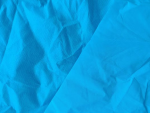 出售蓝色丙纶复合淋膜无纺布下脚料