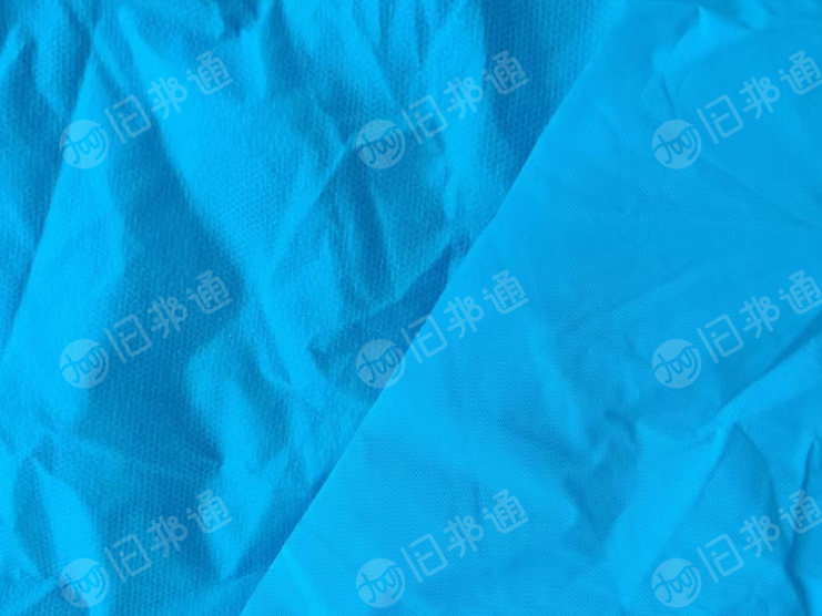 出售蓝色丙纶复合淋膜无纺布下脚料