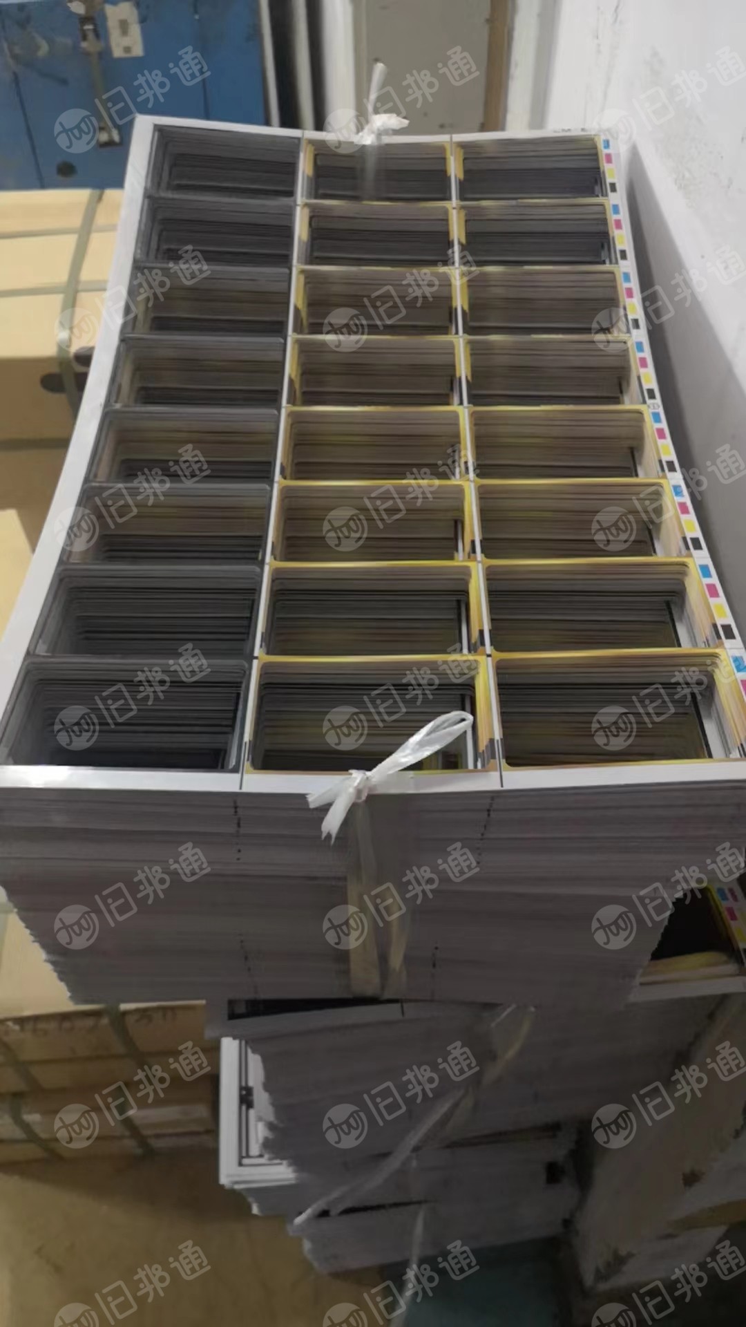 印刷厂下来的pvc卡框料,现货十几吨,出售