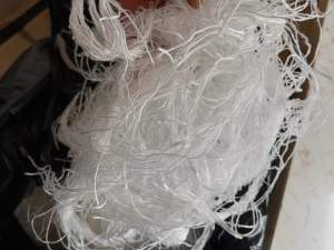 纯涤纶的跟pp的在一起，线是纯涤纶，乳白色的是pp长期有货出售