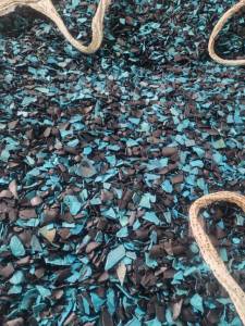 PE波纹管，路障破碎料，现货四五十吨出售