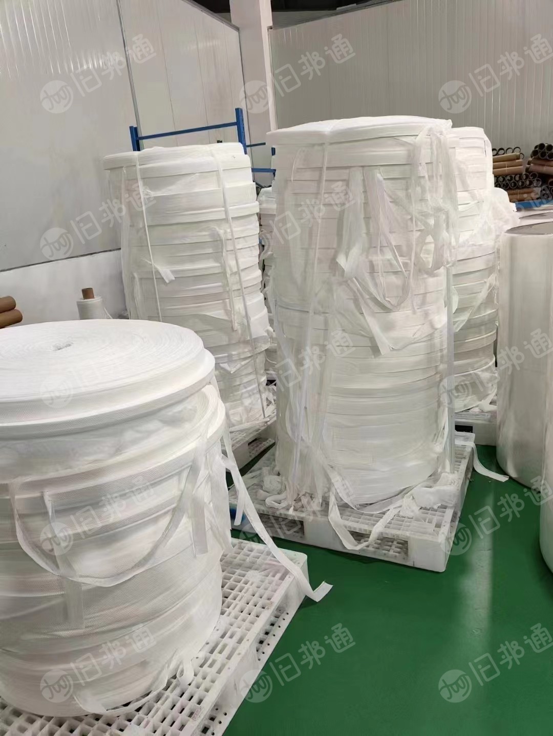 长期出售无纺布布条成盘料10吨,合绳专用,不能开花