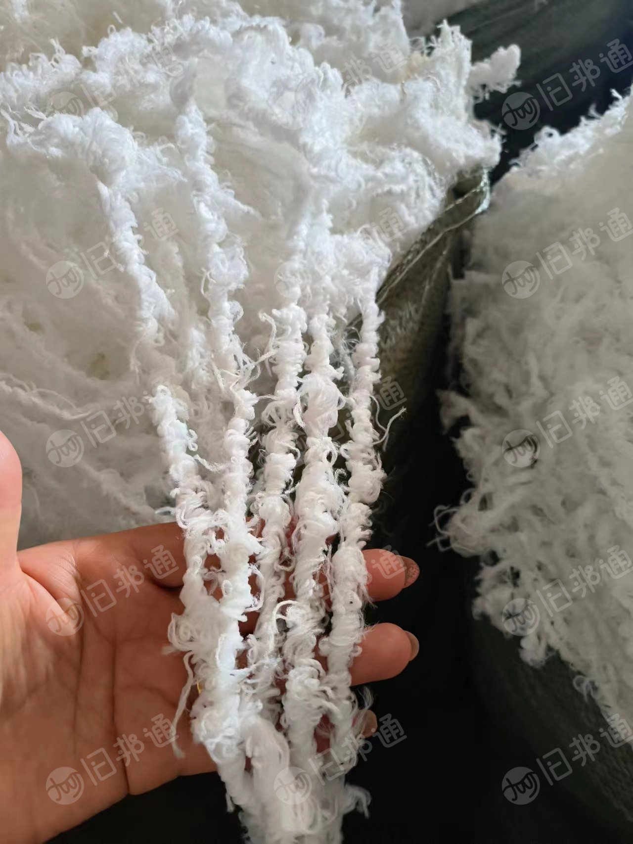 出售涤纶开花废丝,现货60吨左右