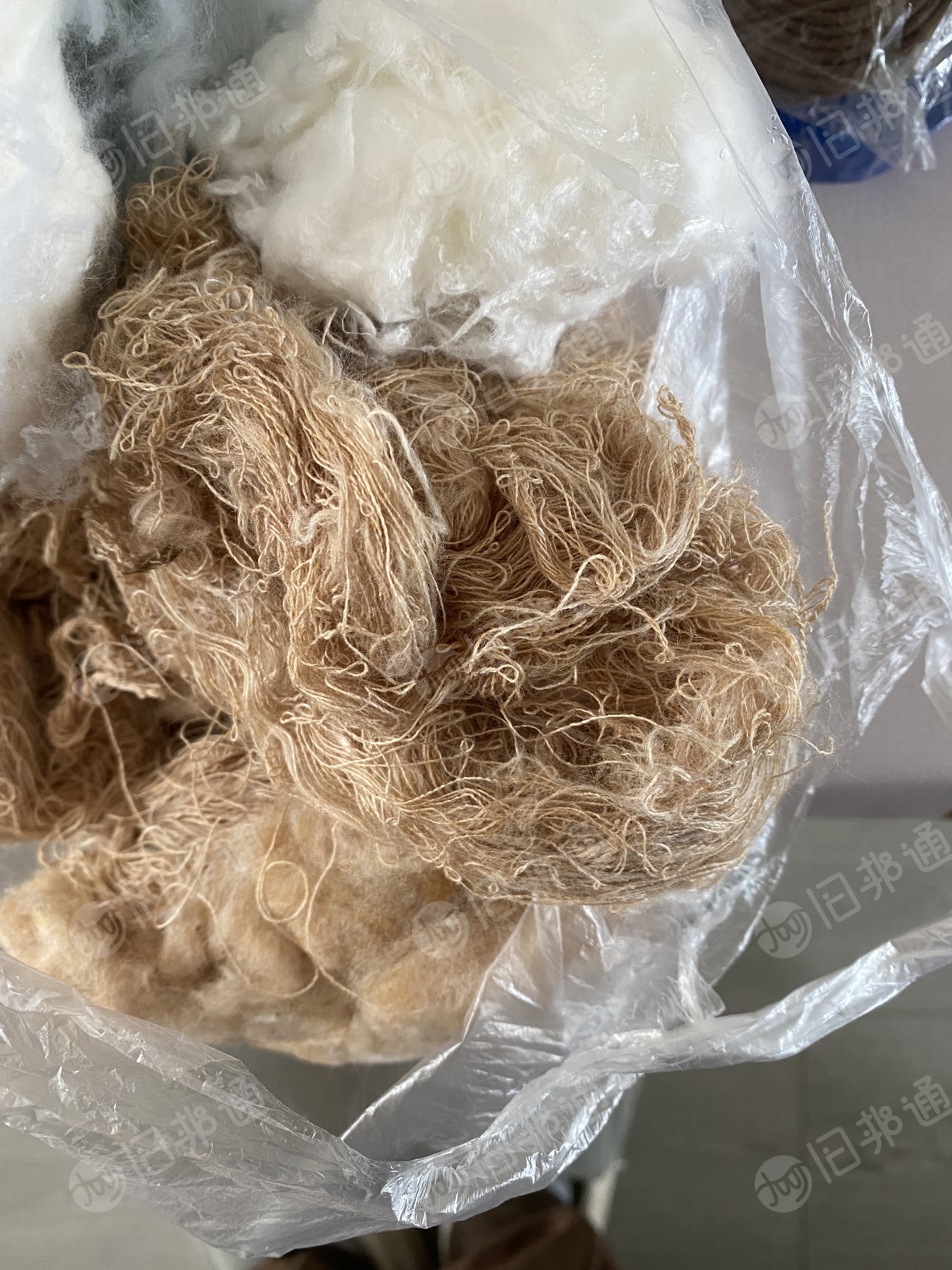 出售全棉回丝,杂色白色混一起,月供10吨