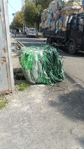 pet绿色打包带，现货四米二一车，长期出售