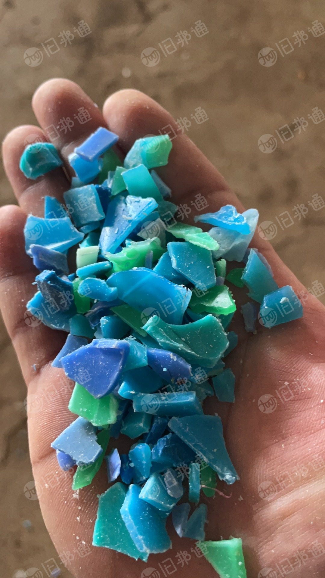 青蓝丙破碎料,PP破碎料,全漂,现货30多吨出售