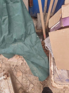 处理一批园林防寒下来的无纺布废料，2个6.8一车