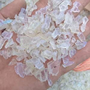 透明PVC钢丝管破碎料长期大量出售，月供几百吨 