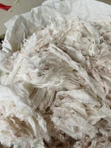 PA6尼龙脱模布脱胶料，清洗干净直接上机造粒，现货一车出售