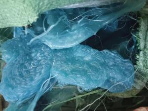 出售杂色丙纶料块（PP块料）