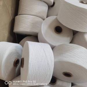 长期大量供应4到10支优质手套纱，月供500吨！