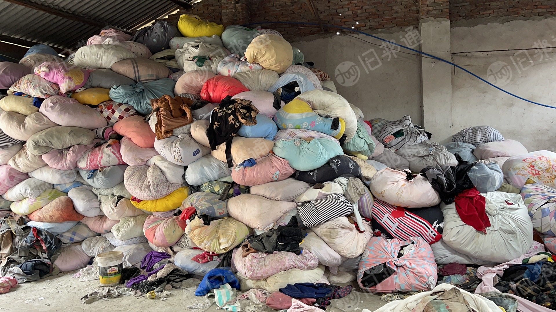 长期大量收购服装厂垃圾料,黑料