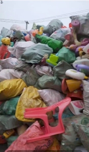 回收日杂PP塑料，箱框卡板，花盆，水果筐等废料