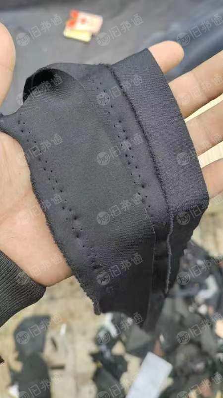 长期回收黑色开花料,黑色绒布,黑色开花料