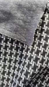 针织格子黑白咖啡色有60匹，克重380左右