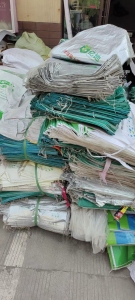 40KG带内衬的PP二手编织袋长期大量出售，现货10000多条