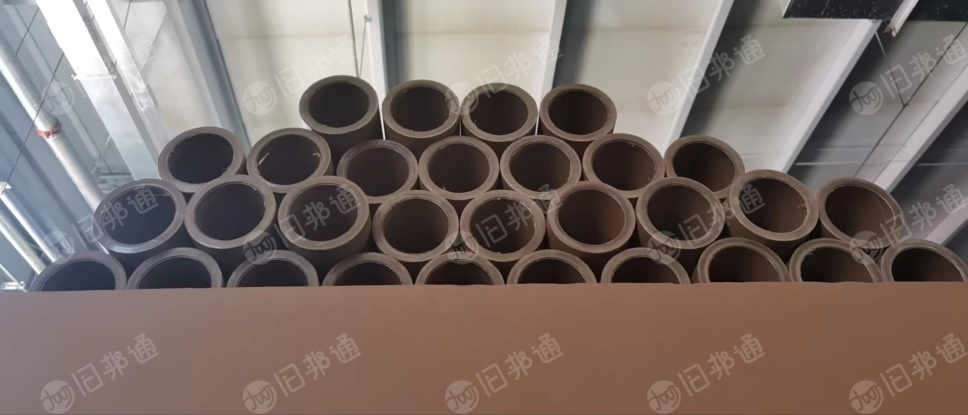长期出售废旧纸管,内径8cm,厚度1cm