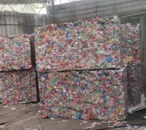 长期出售铝易拉罐压块