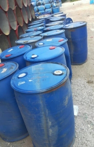 长期出售二手200升大蓝桶，塑料通