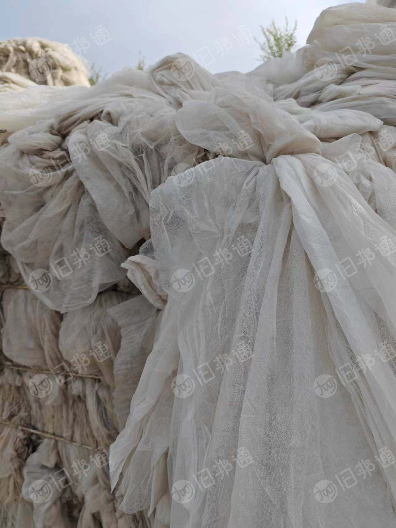 出售地膜无纺布废料,现货500吨