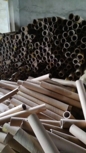 厂家处理3寸二手纸管，卷纸下来的，厚度1.0cm，内径7.6cm