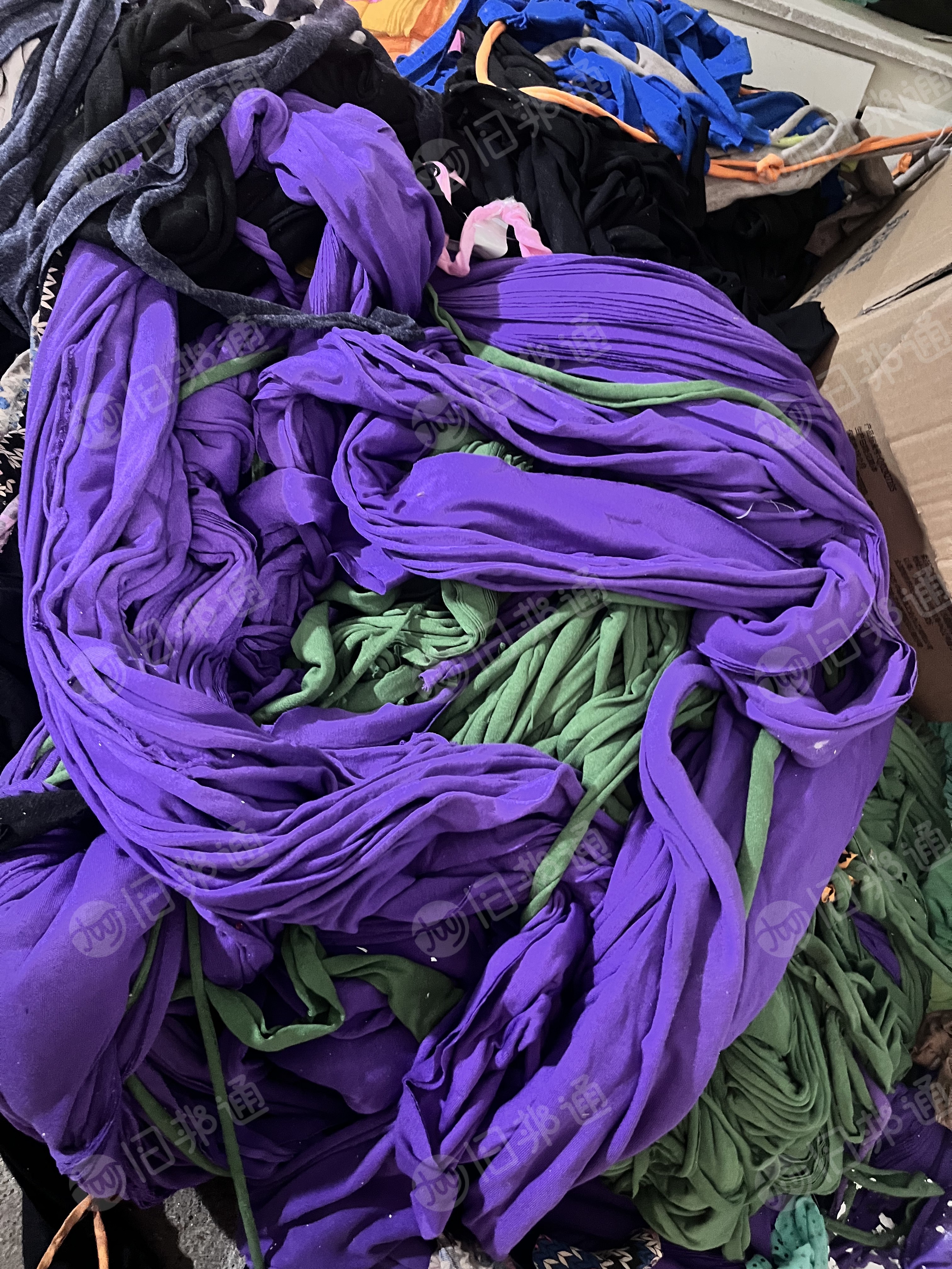 长期出服装下脚料,做外贸内裤下来的边角料,带氨纶
