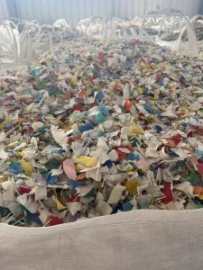 出售花乙破碎料，清洗甩干，8米水池，全漂，现货一挂车，月供400吨