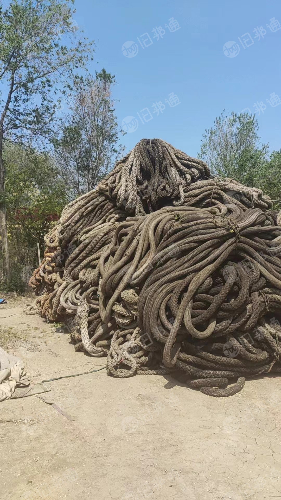 长期大量出售二手缆绳,涤纶缆绳,丙纶缆绳都有