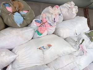 纯棉刀口纱，三色料，出售