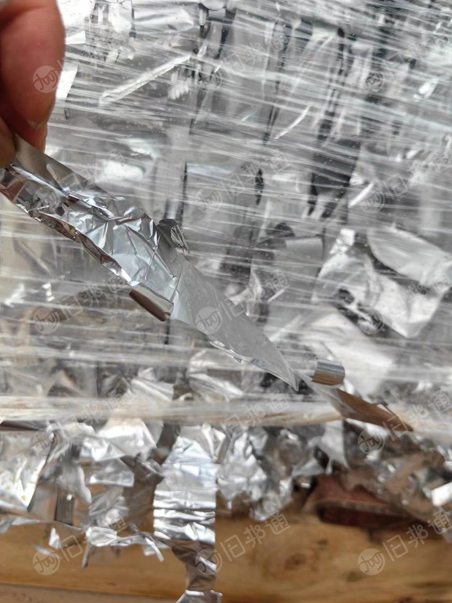 出售PET复铝膜,高铝膜,含铝60%,提炼铝用,现货30吨