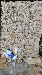 长期出售废工业纸管压块