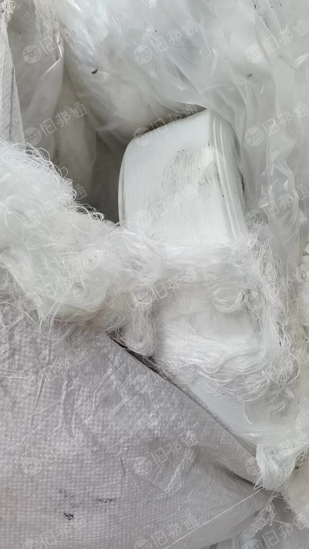 长期大量出售白色尼龙废丝,尼龙机头料,PA废丝,现货80多吨