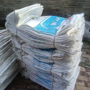 出售拆口的一次性PP原料袋，一次性聚丙烯原料袋