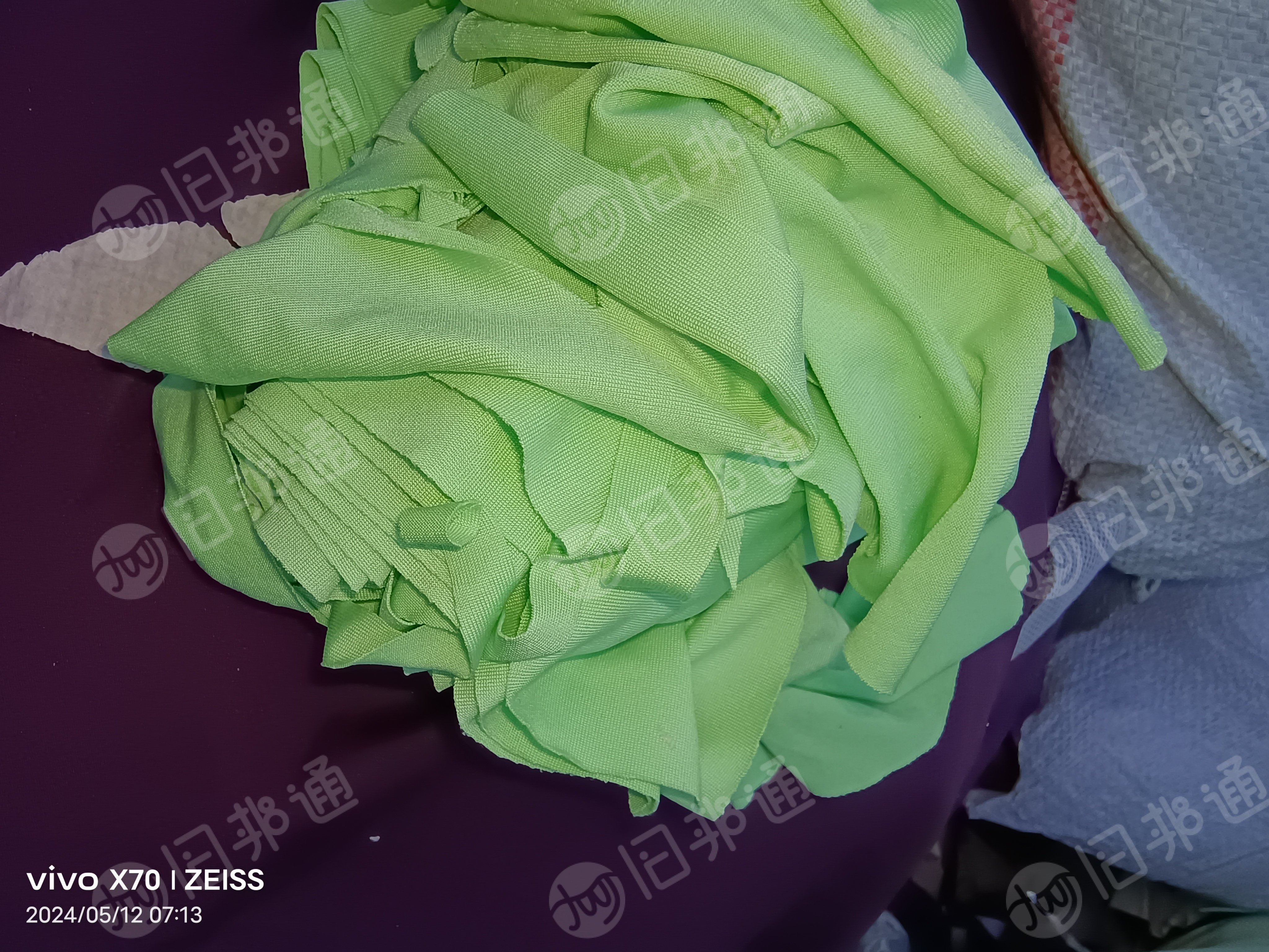 涤纶氨纶拉丝料,涤纶废布料,杂色涤纶废布,出售