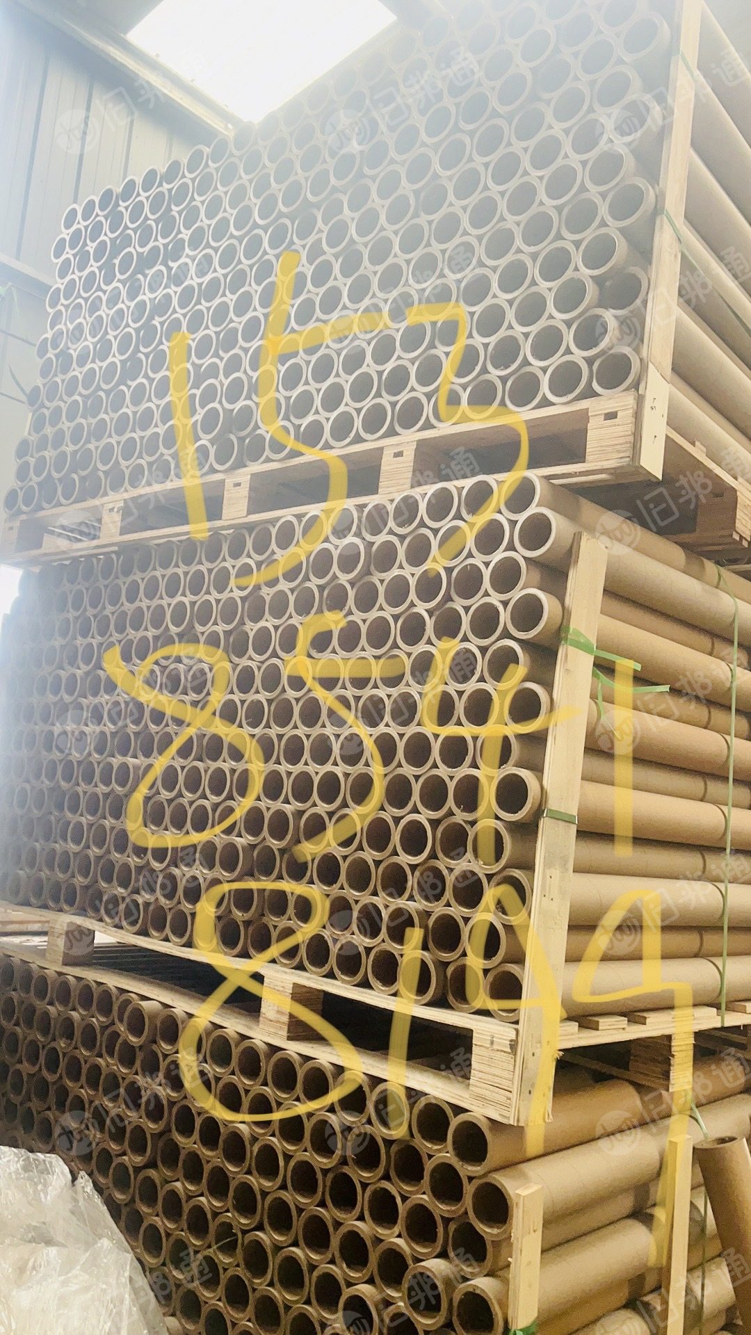 长期出售二手纸管,造纸厂专用