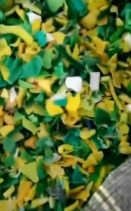 绿色瓶盖破碎料，长期有货出售