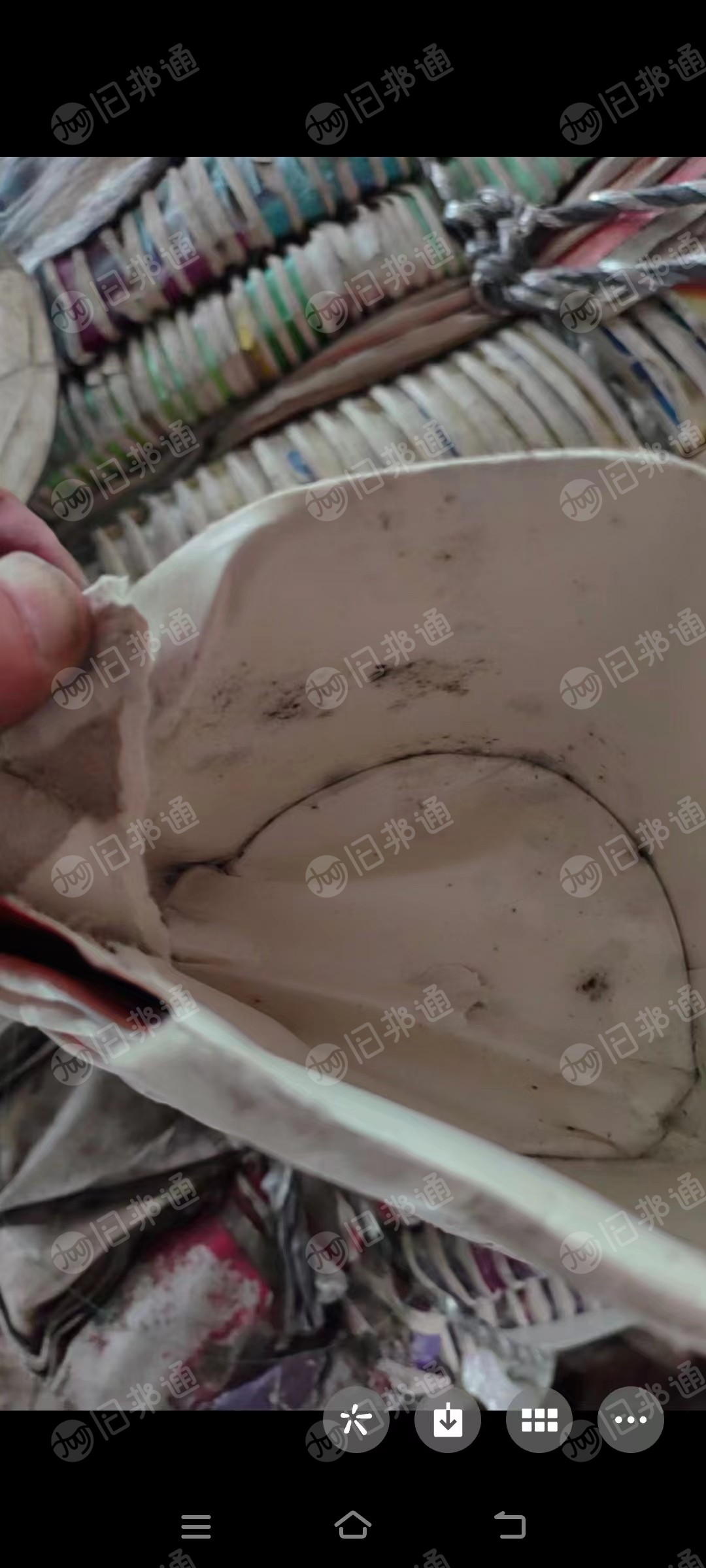 出售带膜的废纸碗,泡面纸桶
