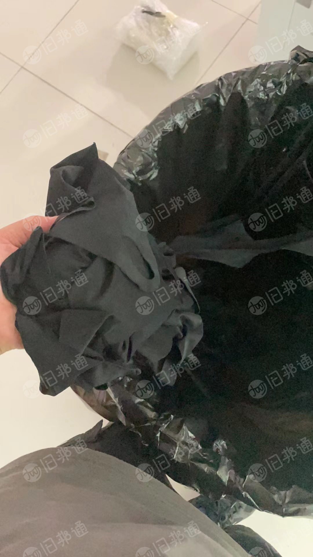 出售服装厂下脚料,锦纶废布,涤纶废布,黑色,长期有货