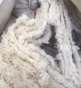 长期出售本白工业废棉纱，涤棉棉纱，10-14支，河北保定